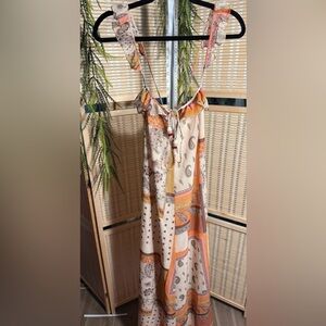 Zara Multicolor Bohemian Maxi Dress